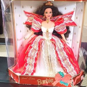 Barbie Special Edition Holiday Doll - Red and White